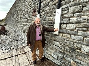 Cllr Mark Wilson - opening of penarth beach showers